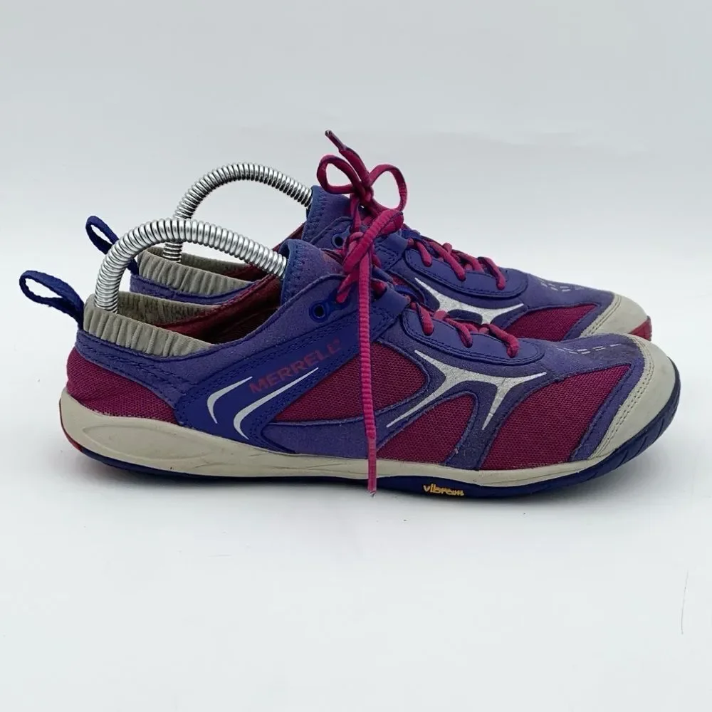 Merrell Glove Ultra Marine Purple Pink Sneakers | Women’s 9 | Used barefoot